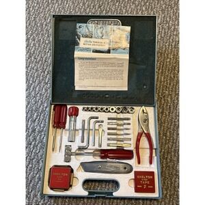 Vintage Portable Shelton Socketool Kit Antique Tool Socket Set